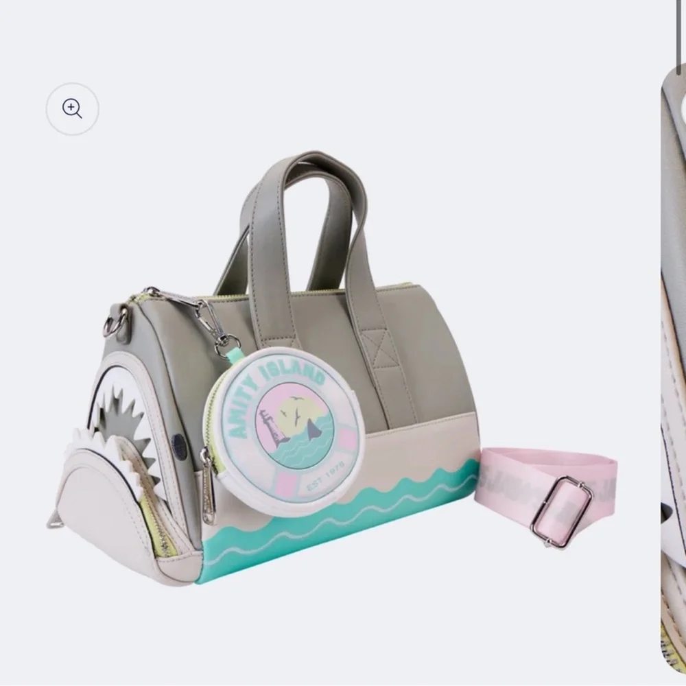 Loungefly Jaws Glow Crossbody Bag with Coin Bag